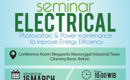 SEMINAR ELECTRICAL: “Photovoltaic & Power Maintenance to Improve Energy Efficiency”