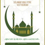 Selamat Hari Raya Idul Fitri 1437 Hijriah